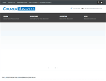 Tablet Screenshot of couriermagazine.com